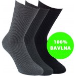 RS pánské oblekové 100% čistě bavlněné ponožky mix barev