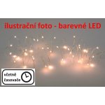 Nexos 59014 LED osvětlení stříbrný drát 20 LED teple bílá – Hledejceny.cz