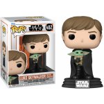 Funko Pop! 482 Star Wars The Mandalorian Luke Skywalker With Grogu – Zboží Mobilmania