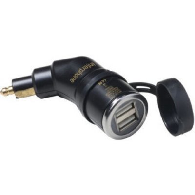 DIN adaptér Interphone s 2xUSB výstupem pro motocykly, 2A | Zboží Auto