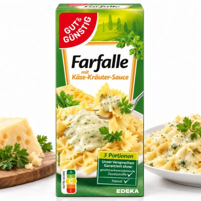 G&G Farfalle se sýrovo-bylinkovou omáčkou 265 g – Hledejceny.cz