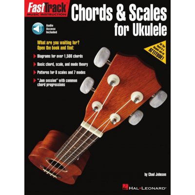 FASTTRACK UKULELE CHORDS & SCALES + Audio Online akordy a stupnice