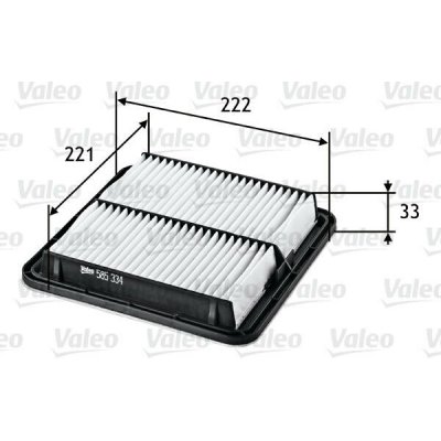 Vzduchový filtr VALEO 585334 – Hledejceny.cz