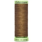 Nit PES Gütermann JEANS - extra silná 30 (30m) barva 124 - hnědá – Zboží Dáma
