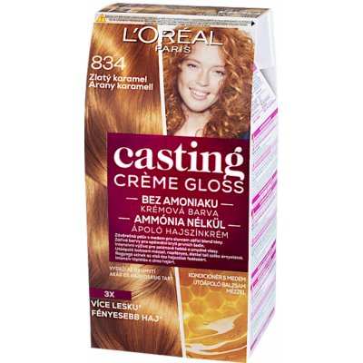 L'Oréal Casting Creme Gloss 834 měděná zlatá blond 48 ml