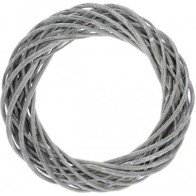 Morex Proutěný věnec 35 cm přírodní základ pro vaše dekorace šedá – Hledejceny.cz