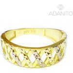 ADANITO BRR0452GS - Zlatý prsten z kombinovaného zlata – Zboží Mobilmania