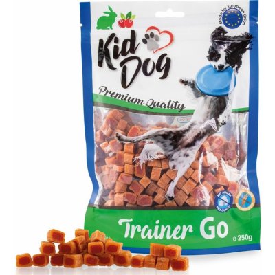 KIDDOG TRAINER GO mini kostičky s králíkem a brusinkami 250 g – Zboží Mobilmania