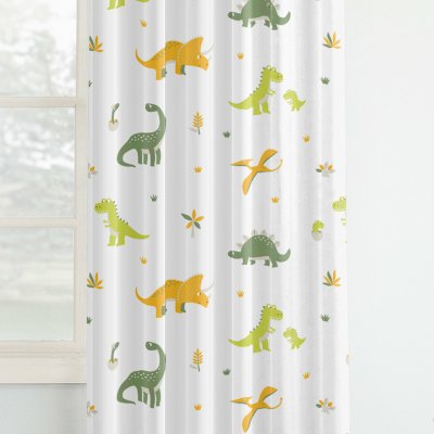 Goldea dětský bavlněný závěs - dinosauří dobrodružství 280x150 cm – Hledejceny.cz