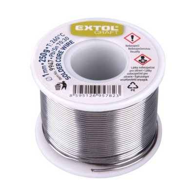 Extol Craft drát pájecí Sn30/Pb70, O 1mm, 250g 9947 – Zboží Mobilmania