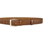 Penny Belts pánský kožený opasek EXKLUZIV 503-R42 světle hnědý – Zboží Mobilmania