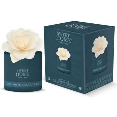 Sweet Home Collection difuzér s dřevěnou vonící květinou Kamelie & Noční jasmín 140 ml – Sleviste.cz