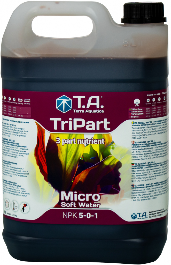 Terra Aquatica TriPart Micro měkká voda 5 l