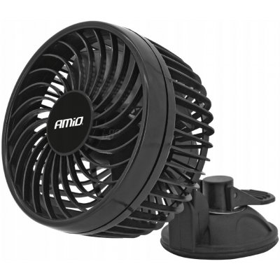 AMIO Ventilátor do auta s přísavkou 15,2cm 24V | Zboží Auto