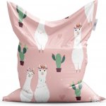 Sablio Sedací vak Lama a kaktusy – Sleviste.cz