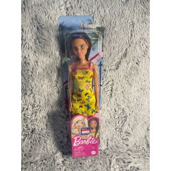 Panenka Barbie Motýli Plážové Žluté Šaty 30 CM