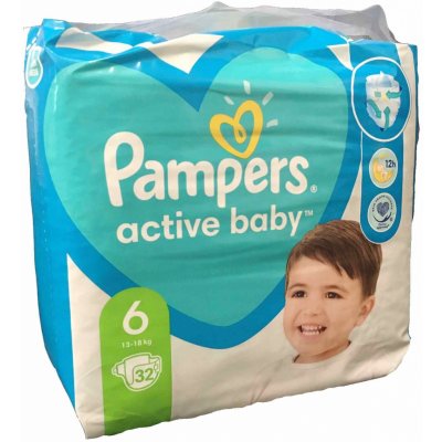 Pampers Active baby 6 32 ks – Zboží Mobilmania