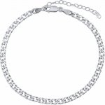 SILVEGO Stříbrný řetízek na nohu TTT2RBMB4A – Zboží Mobilmania