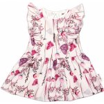 Baby Nellys Letní šaty s krátkým rukávem Motýlci růžové – Zboží Dáma