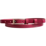 Penny belts dámský kožený úzký pásek 15-1-53 růžový – Sleviste.cz