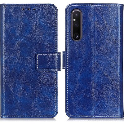 VSECHNONAMOBIL 59017 RETRO Peněženkový obal Sony Xperia 1 V modrý – Zboží Mobilmania