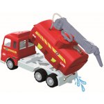 Androni Heavy Trucks hasičký vůz s funkční stříkačkou a pogumovanými koly délka 52 cm – Hledejceny.cz
