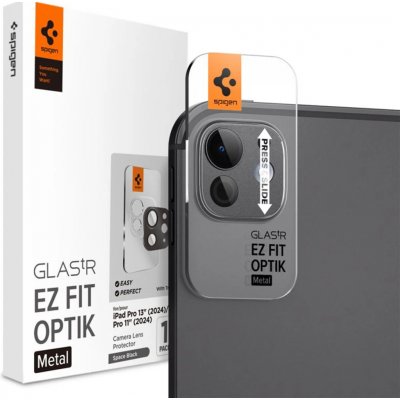 Spigen Glass tR EZ Fit Optik Metal 1 ks, vesmírná černá - iPad Pro 13" 2024 / iPad Pro 11" 2024 (AGL07791) – Zboží Živě