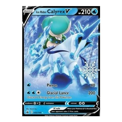 Pokémon CRE 045/198 Ice Rider Calyrex V (advent calendar) - Chilling Reign – Zboží Dáma