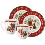 Rosenthal Vánoční sada porcelánu Happy Wintertime červená 4 ks – Zboží Mobilmania