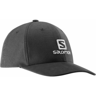 SALOMON Logo Cap Black Černá