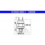 Tlakový spínač hydraulické brzdy ATE 10.0522-4002.1 (10052240021) – Sleviste.cz