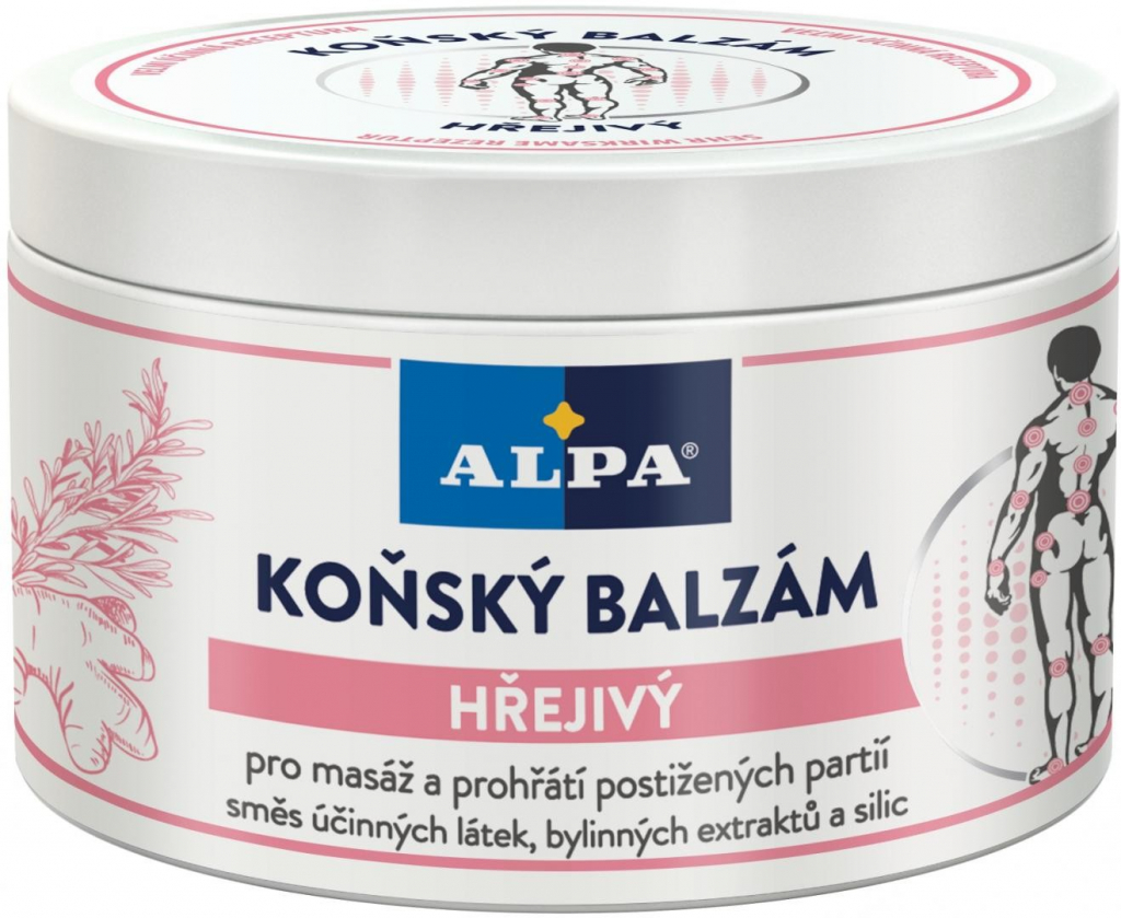 Alpa koňský balzám hřejivý 250 ml