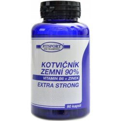 Fitsport Kotvičník zemní 90% + B6 + Zinek 90 kapslí