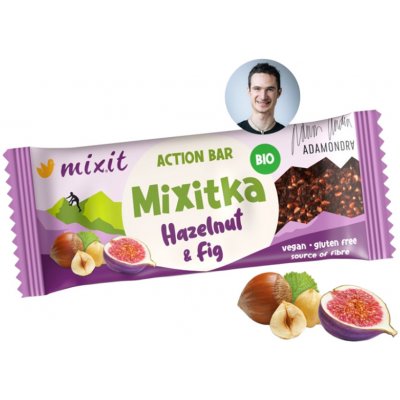 MIXIT Mixitka Adama Ondry fík a lískový oříšek BIO 34 g – Zbozi.Blesk.cz