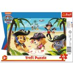 Trefl deskové Přátelé z Tlapkové patroly/Paw Patrol 33 x 23 cm 15 dílků – Zbozi.Blesk.cz