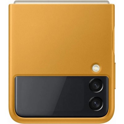 Samsung Leather Cover Galaxy Z Flip3 Mustard EF-VF711LYEGWW