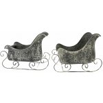 Boltze Sáně Salome, šedá, různé druhy, 36 x 13,5 x 28 cm – Hledejceny.cz