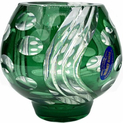 Svícen Globe barevný na čajovou svíčku 10 cm - Zelená – Zboží Mobilmania