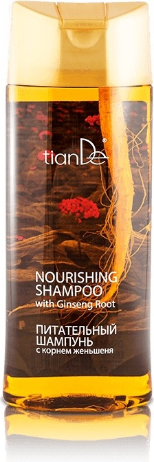 tianDe vyživující šampon s kořenem ženšenu 450 ml