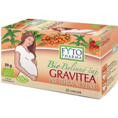 Fytopharma GRAVITEA BIO Byl.čaj pro těhotné 20 x 1,5 g – Hledejceny.cz