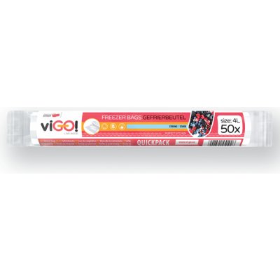 viGO! - sáčky mikrotenové 30 x 40 cm, 6 mikronů, 50 ks – Zboží Mobilmania