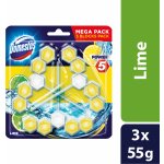 Domestos Power 5 tuhý závěsný WC blok Lime 3 x 55 g – Zboží Mobilmania