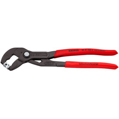 Knipex 8551250C kleště na hadicové spony Clic-Clac, délka 250 mm, rychlostavitelné s pojistkou, máčená izolace – Hledejceny.cz