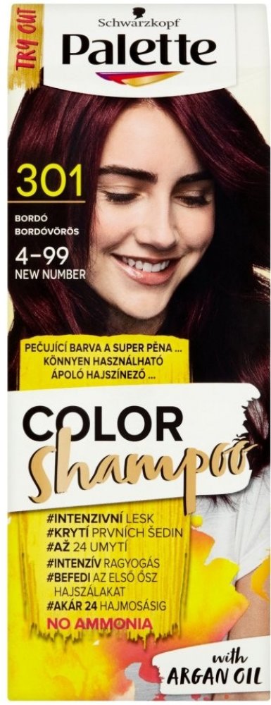 Palette Barvící šampon na vlasy 301 bordó 50 ml | Srovnanicen.cz