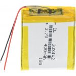 Li-Pol baterie 400mAh, 3.7V, 303442 – Zboží Živě