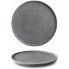 Talíř G. Benedikt Talíř dezertní tmavě šedý 20 cm Granit raw