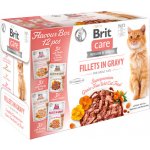 Brit Care Cat Fillet in Gravy krůta kachna losos a kuře 12 x 85 g – Sleviste.cz