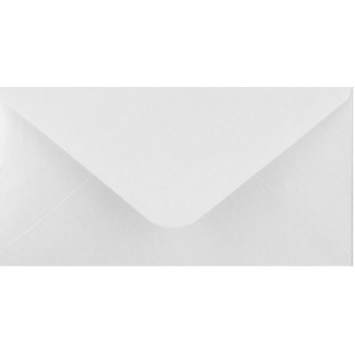 Obálka DL metalická s ražbou Bílá – Zboží Živě