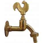 Mosazný kohoutek s motivem KOHOUTA 1/2 – HobbyKompas.cz