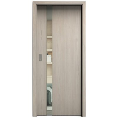 Sapeli Harmonie Komfort M83 posuvné borovice bílá 80 x 210 cm Čiré sklo – Hledejceny.cz